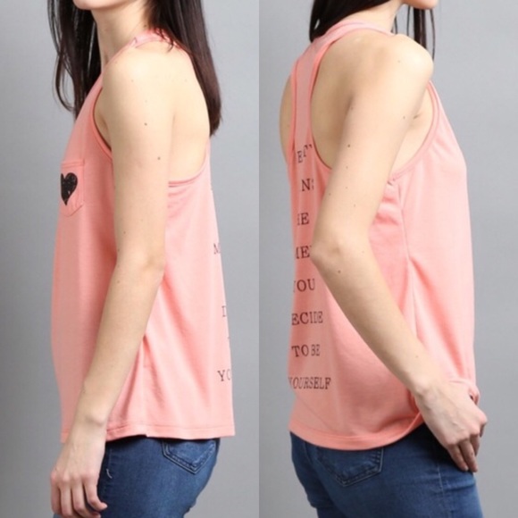 ‼️ LAST ONE ‼️"Coco Chanel" Quote Tank Top - Picture 2 of 3
