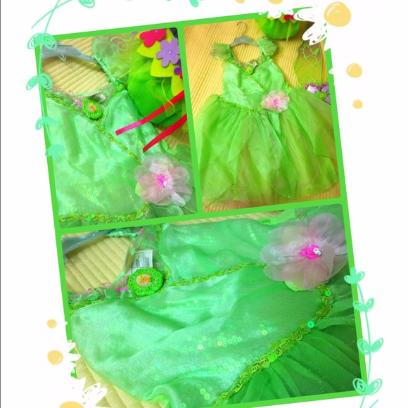 Authentic Disney Tinkerbell Deluxe Costume - Picture 2 of 4