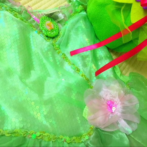 Authentic Disney Tinkerbell Deluxe Costume - Picture 3 of 4