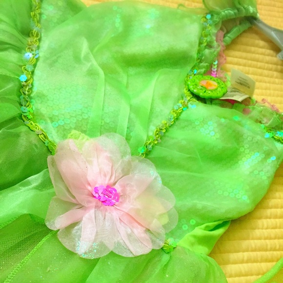 Authentic Disney Tinkerbell Deluxe Costume - Picture 4 of 4