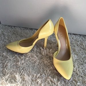 BCBG Paris Yellow Pumps