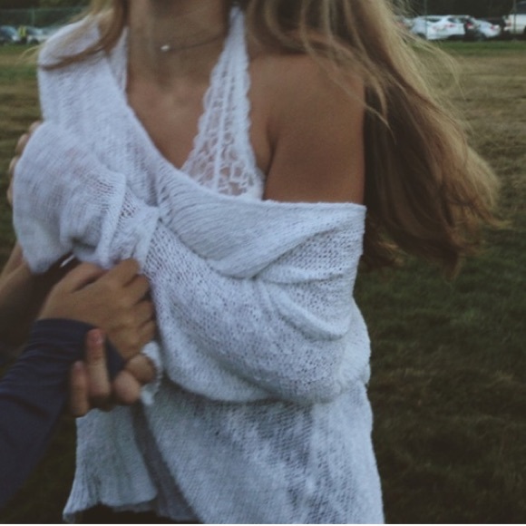 White Halter Bralette