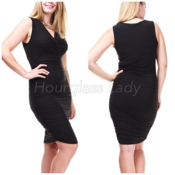 LAST ONE❤️LOWEST PRICE❤️PLUS Black bodycon - Picture 2 of 3