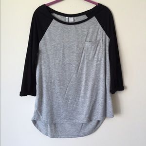 H&M Loose Baseball Tee