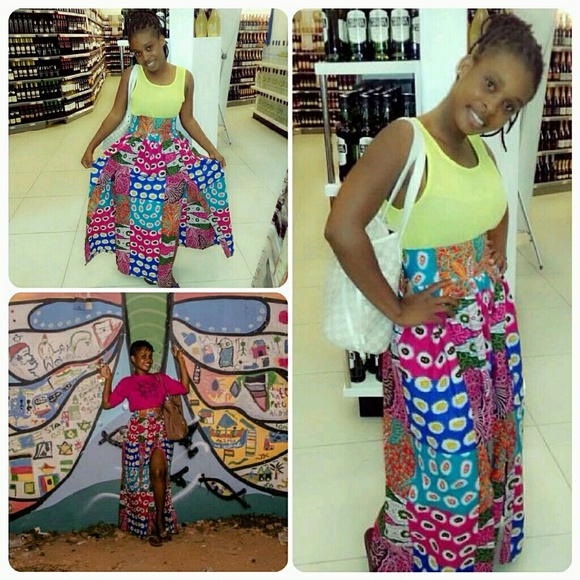 Maxi African Print skirt