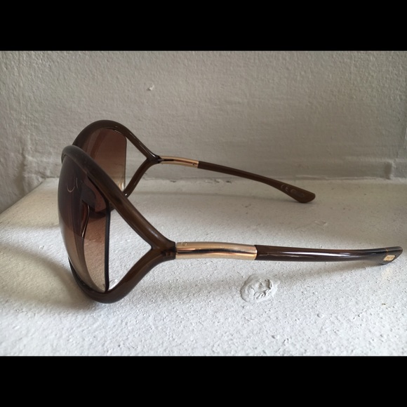 Tom Ford Whitney Oversized Sunglasses- Brown