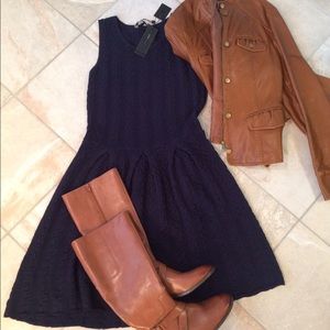Navy Blue BCBG "Cydney" Sweater Dress NWT Size M