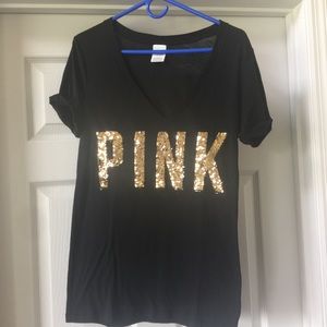 Two Victoria secret PINK SHIRTS