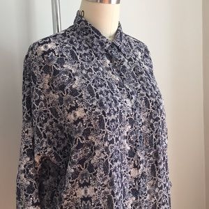 Joe Fresh Lace Print Buttondown