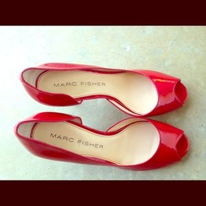 Marc fisher Red pump shoes.