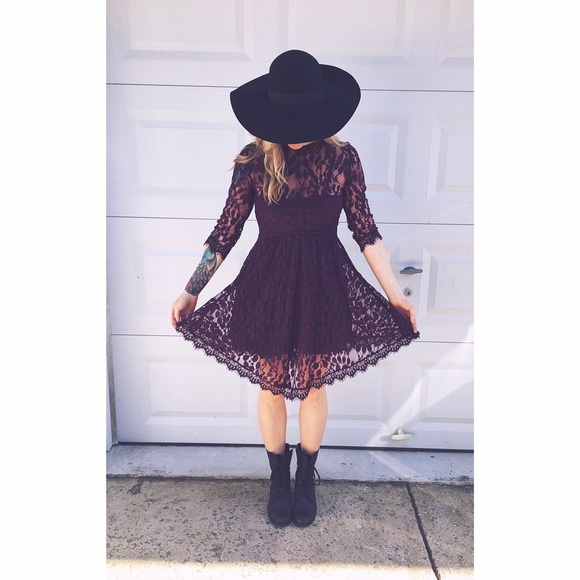Free People Dresses & Skirts - ✨SOLD IN BUNDLE✨Free People floral mesh lace dress
