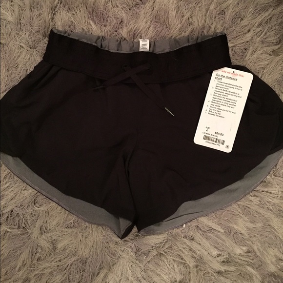 NWT Lululemon Reversible Go the Distance Shorts