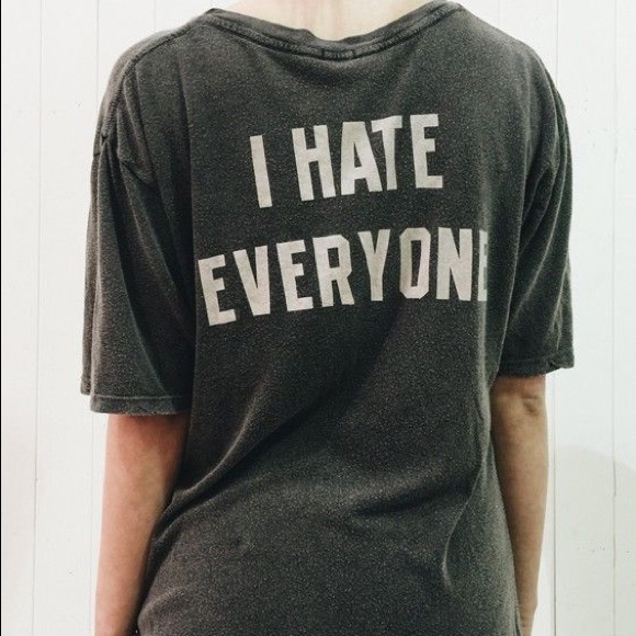 SOLD‼️ Brandy Melville I Hate Everyone