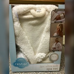 Plush Spa Robe set