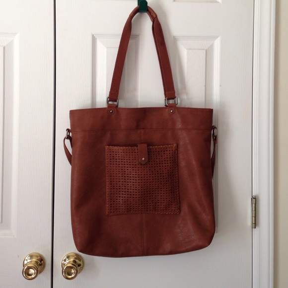 leather tote