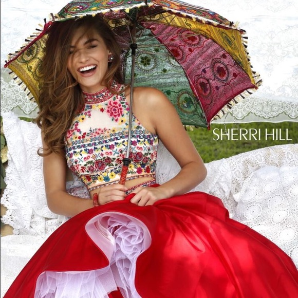 Sherri Hill Red Dress #50080