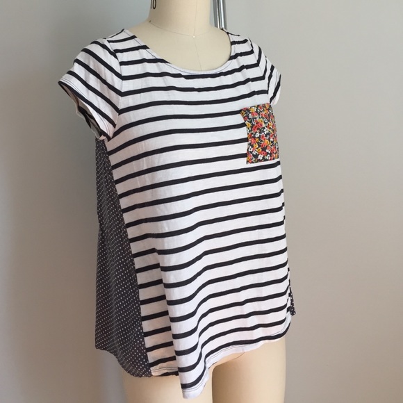 Anthropologie Patchwork Tee