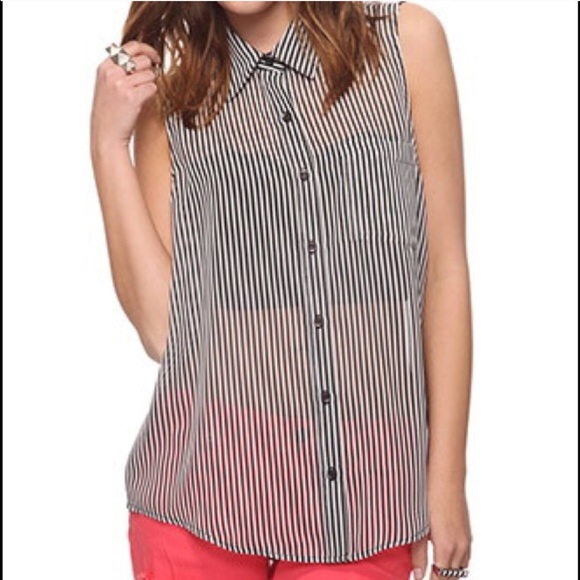 Striped button down - Picture 3 of 3