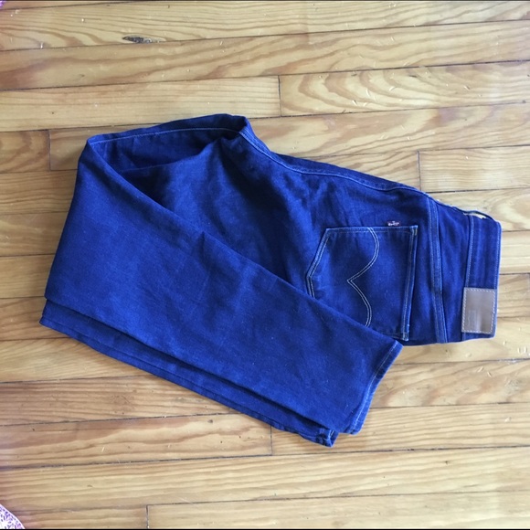 Levis skinny high rise jeans