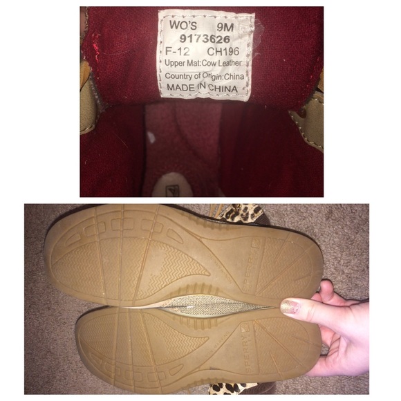 Cheetah Sperry boots - Picture 4 of 4