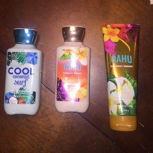 Bath and Body Works lotions and body cream!