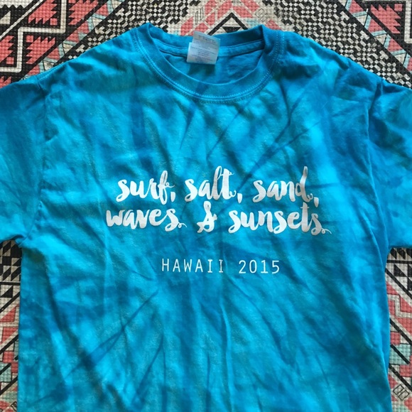 Tie dye Hawaii shirt
