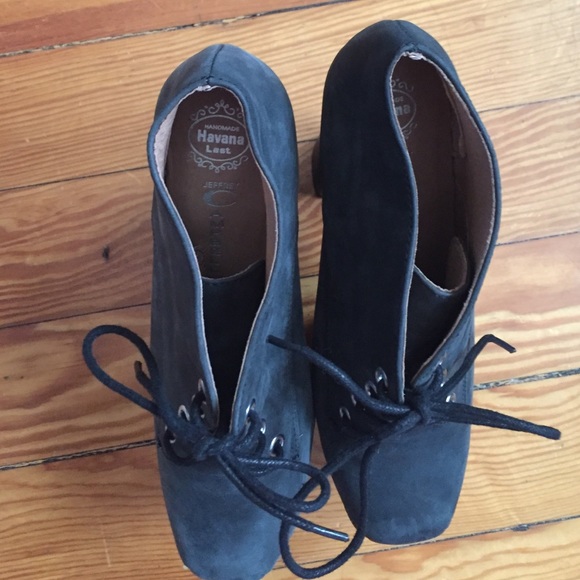 Jeffrey Campbell Leather Platform Booties - Picture 2 of 4