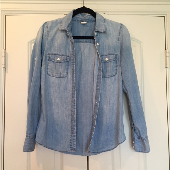 Jcrew chambray top