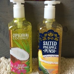 Bath and body works hand soap!