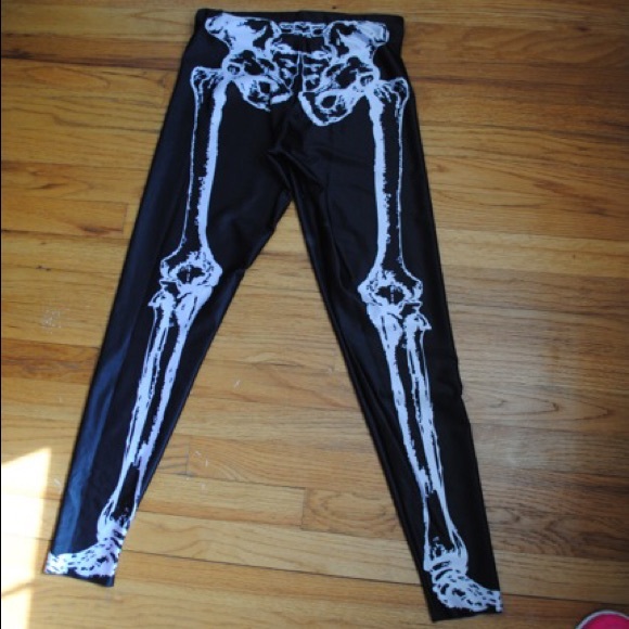 Blackmilk Pants - Blackmilk Skeleton Leggings