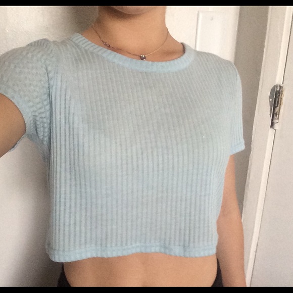 Cropped Ribbed Top