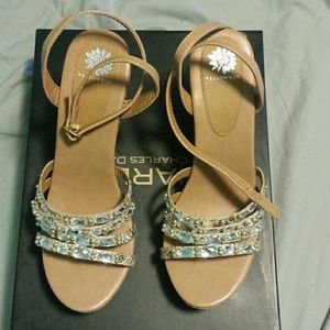 Never worn! Have box Size 8.5 Womens wedge shoes!