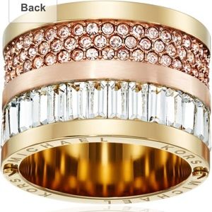Michael Kors Pave Barrel ring