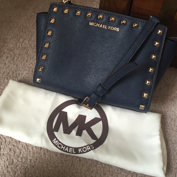 SOLD Michael Kors small studded Hamilton