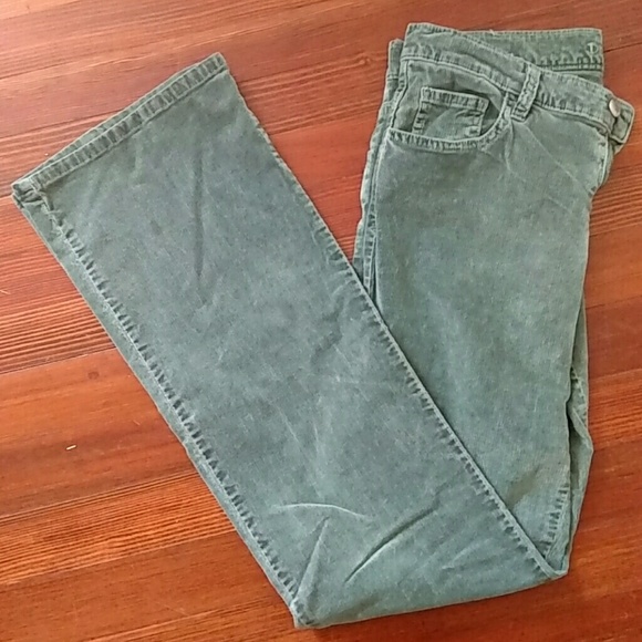Dead Sexy green boot cut corduroys
