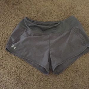 Gray under armour shorts
