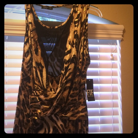 Animal print top net