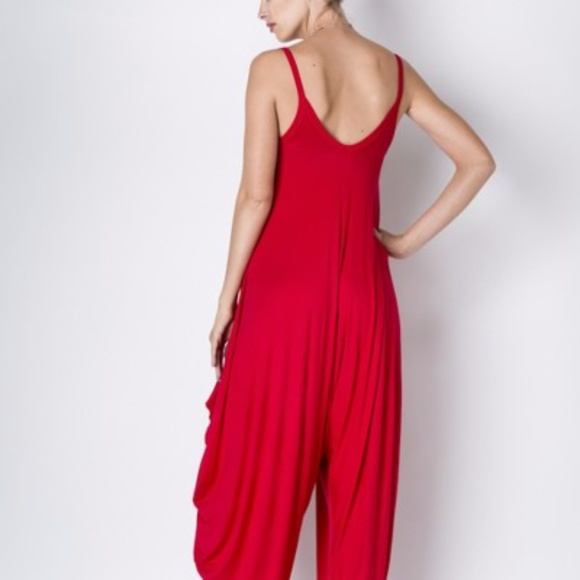 Harem Oversized jumpsuit jumper dress comfy sexy - Picture 6 of 8