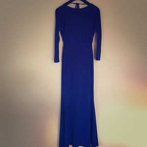 ASOS 70s drape back maxi dress