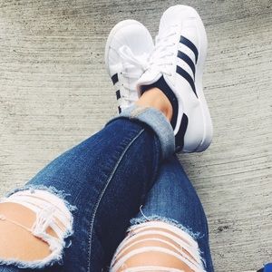 Classic Adidas Superstars