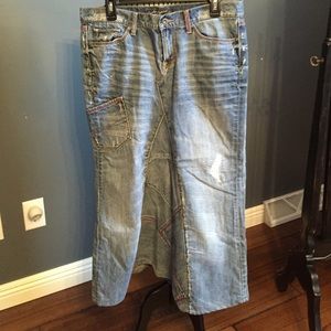 Lucky Legend Brand Jean denim long skirt size 10
