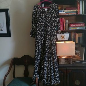 Button down black dress