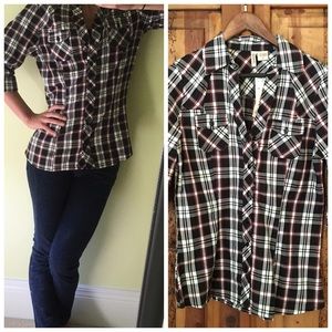 💥 Final Reduction! NWT plaid button down