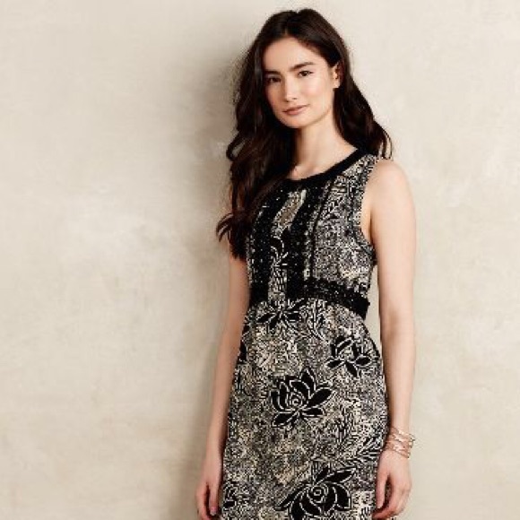 holding horses suraja tropic paisley black dress