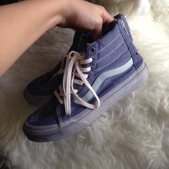 Vans sk8 hi sneakers blue wash canvas