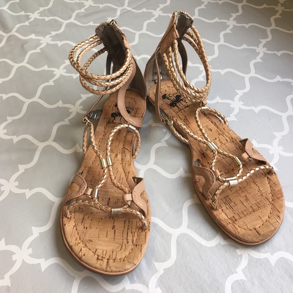RARE Sam Edelman gladiator sandals EUC
