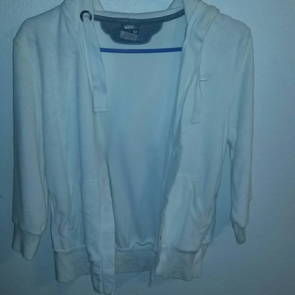 Nike, button up, terry cloth hoody