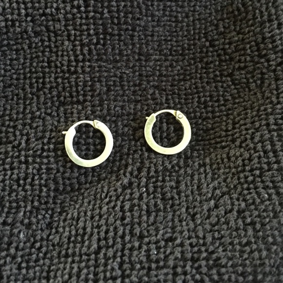 Silver Mini Hoop Earrings