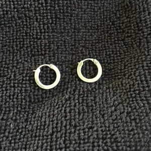 Silver Mini Hoop Earrings
