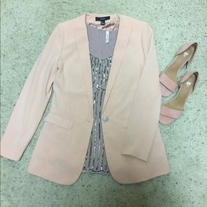 Forever 21 Blush/ Nude Blazer